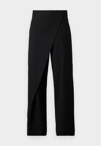 SLFHEDI WIDE PANT - Pantalones - black