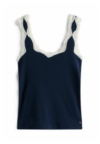 Tommy Hilfiger TRIM CAMI SET - Nattøj sæt - dark blue