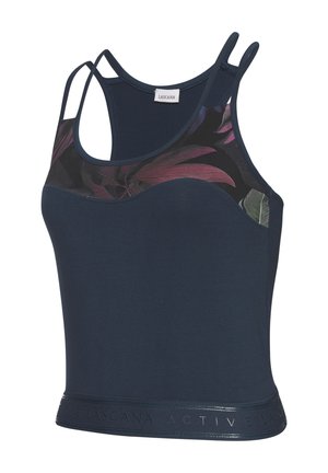 CROP - Top - dunkelblau