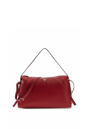 Guess, DEVON LARGE SHOULDER BAG - Käsilaukku - dark cherry