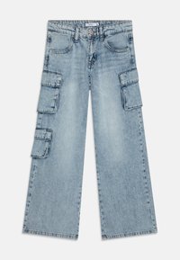 Name it - Laisvo kirpimo džinsai - light blue bleached denim Miniatiūros vaizdas 1