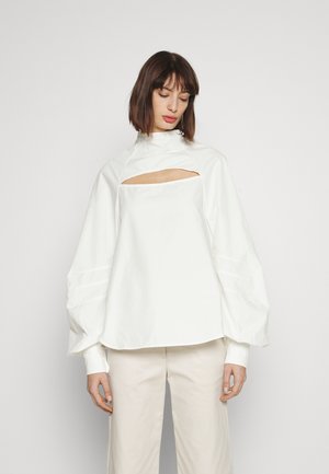 CUTOUT BLOUSE - Blouse - white