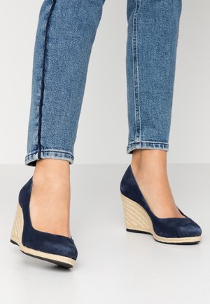 Wedges - dark blue