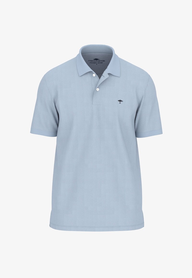 Gaiši zils īsām piedurknēm polo krekls, kas izgatavots no augstas kvalitātes kokvilnas. Iekļauj klasisku apkakli, trīs pogu aizdari un mazu izšūtu logo.