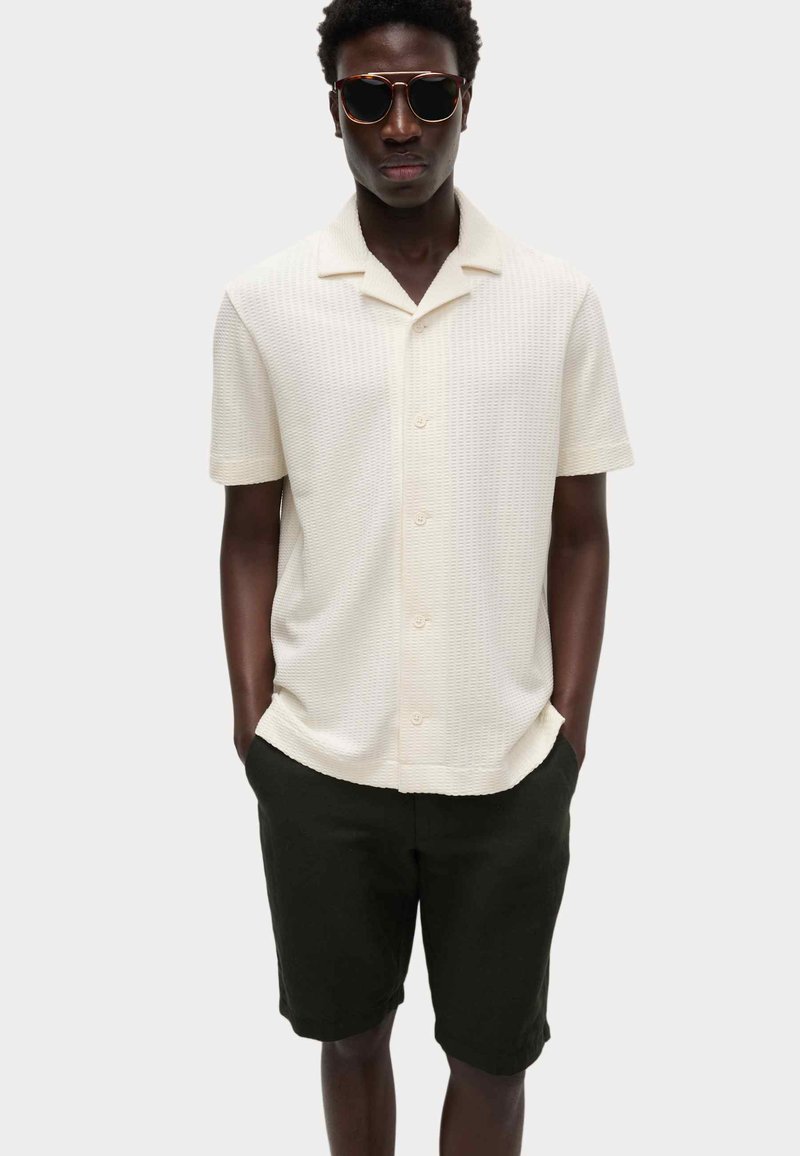 Marks & Spencer RICH SEERSUCKER - Camisa - ivory
