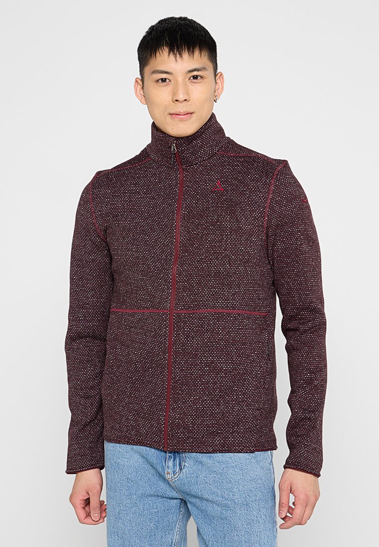 Schöffel Fleecejas bordeauxrood Schöffel Fleecejas bordeauxrood