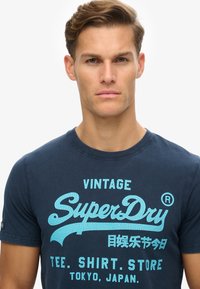 Superdry & Co Camiseta estampada - deep navy