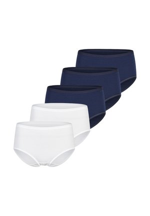 5 PACK - Trusser - dunkelblau/weiß
