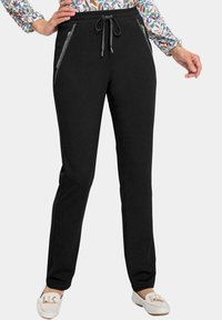 GOLDNER MODERNE JOG AUS FORMSTABILER ROMA-QUALITÄT - Trainingsbroek - black