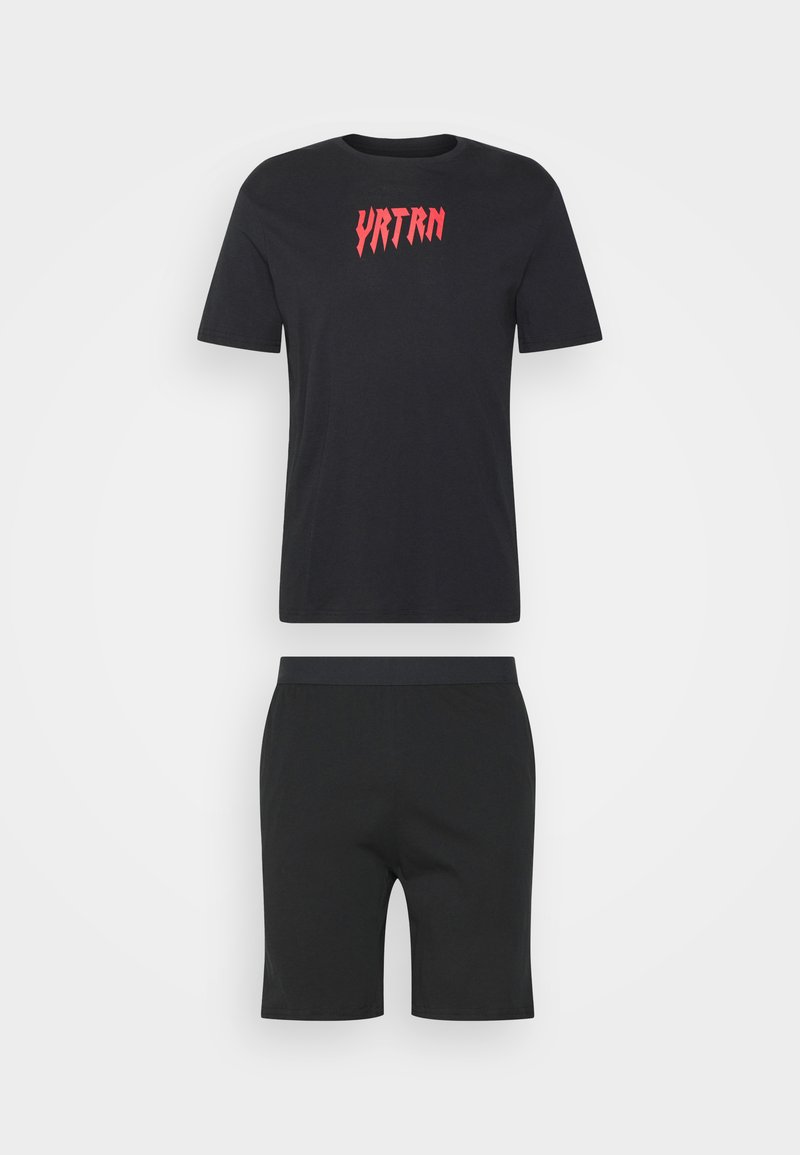 Herren Pyjamas | YOURTURN Pyjama black/red/schwarz - CZ47994 Herren Pyjamas | YOURTURN Pyjama black/red/schwarz - CZ47994