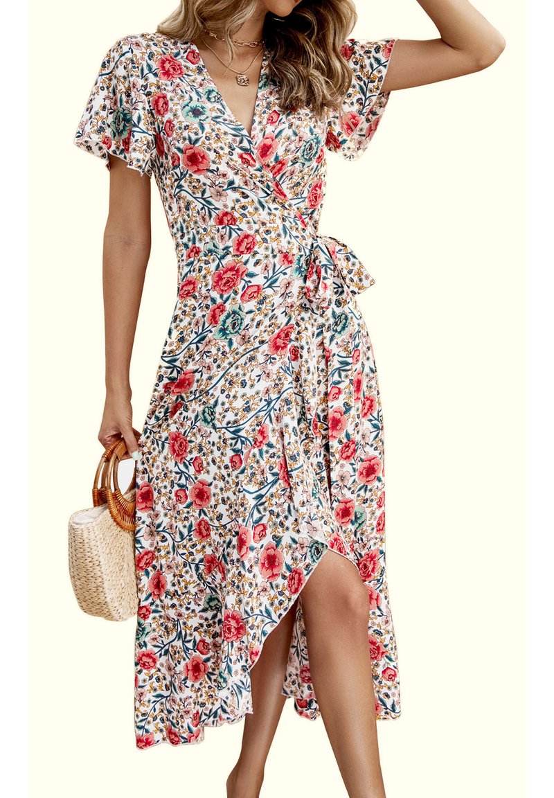 FS Collection HEM - Sukienka letnia/biały - Zalando.pl