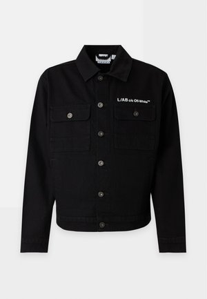 L/AB c/o Off-White, ZIP TRUCKER - Τζιν μπουφάν - black