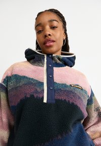 Columbia HELVETIA™ II PRINTED HOODIE - Kapuzenpullover - collegiate navy