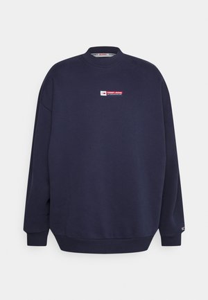LABEL MOCK NECK - Sweatshirt - twilight navy