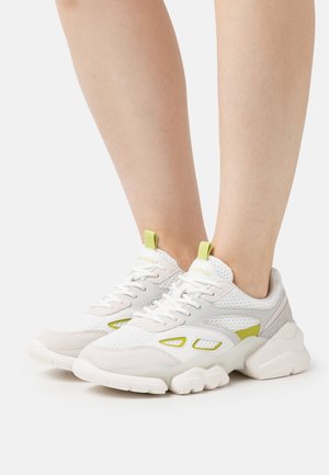 Marc O'Polo JULIA - Trainers - white/lime green