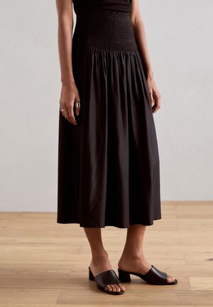 A-snit nederdel - black