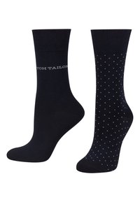 TOM TAILOR 4ER BASIC DOT - Socks - paar navy
