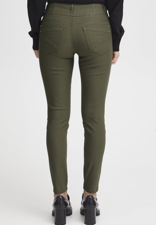 FRZALIN - Trousers - olive night4