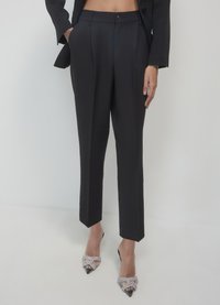 Calliope TINTA UNITA - Pantaloni - ultrablack