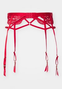 Hunkemöller JACKY SUSPENDER - Prisegamų kojinių diržai - chili pepper