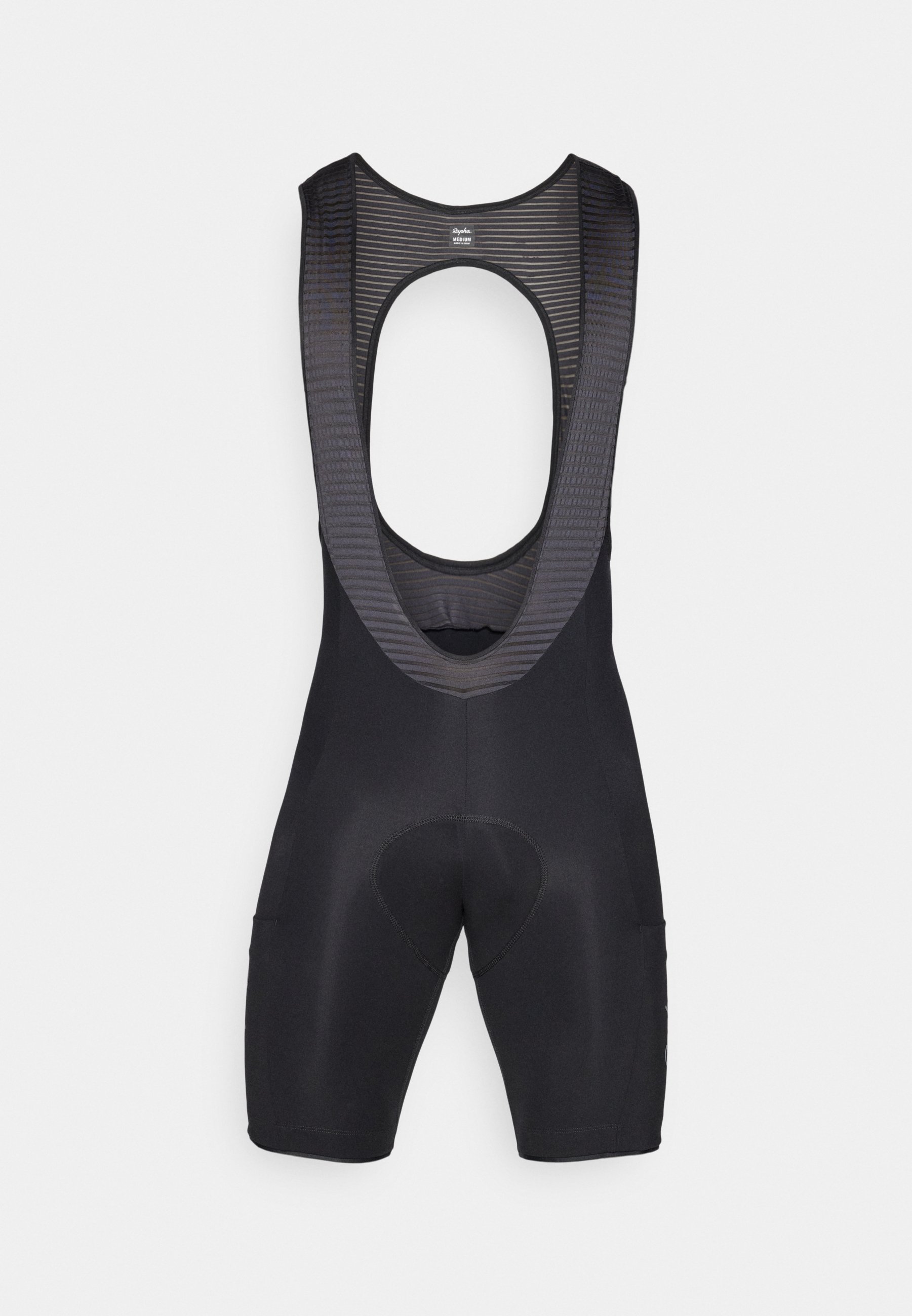 Rapha MENS BREVET CARGO BIB SHORTS Salopette da ciclismo corta black white nero Zalando
