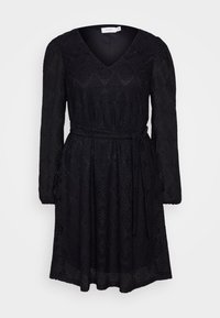 VISUSANNI V-NECK - Dnevna obleka - black beauty