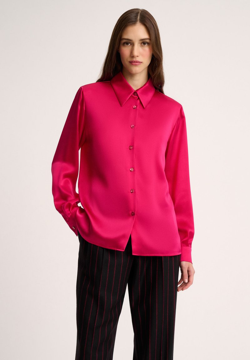 Abito Donna WanMem - Taglie Forti, Peplum, Scollo Alto, Con Cerniera, Elegante Per Cocktail E Ufficio - 2