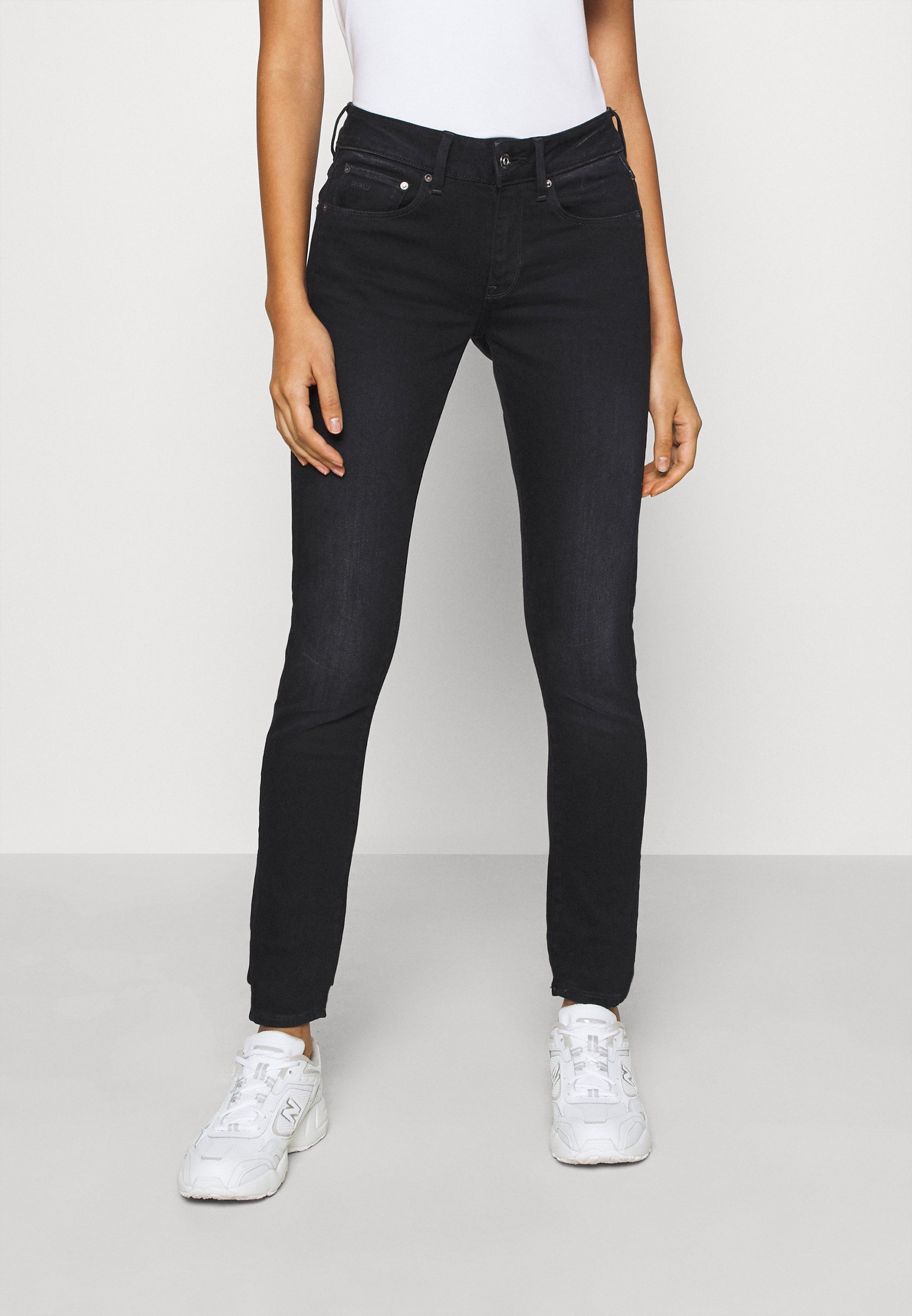 3301 studs mid skinny jeans