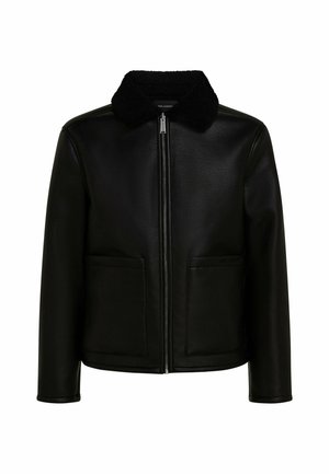 KARL LAGERFELD, REVERSIBLE - Veste en similicuir - black