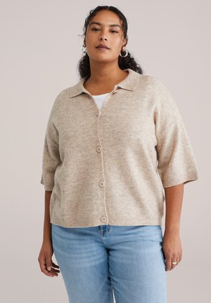 CURVE - Vesta na kopčanje - greige