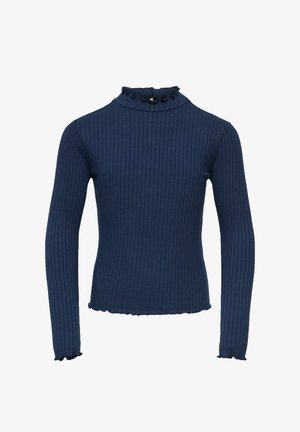 ONLY GIRLS, TOP KOGFRANSISKA TOP - Langærmet T-shirt - navy blazer