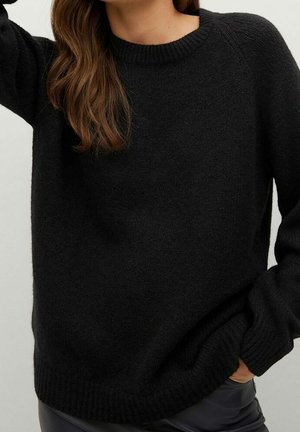 Strickpullover - black
