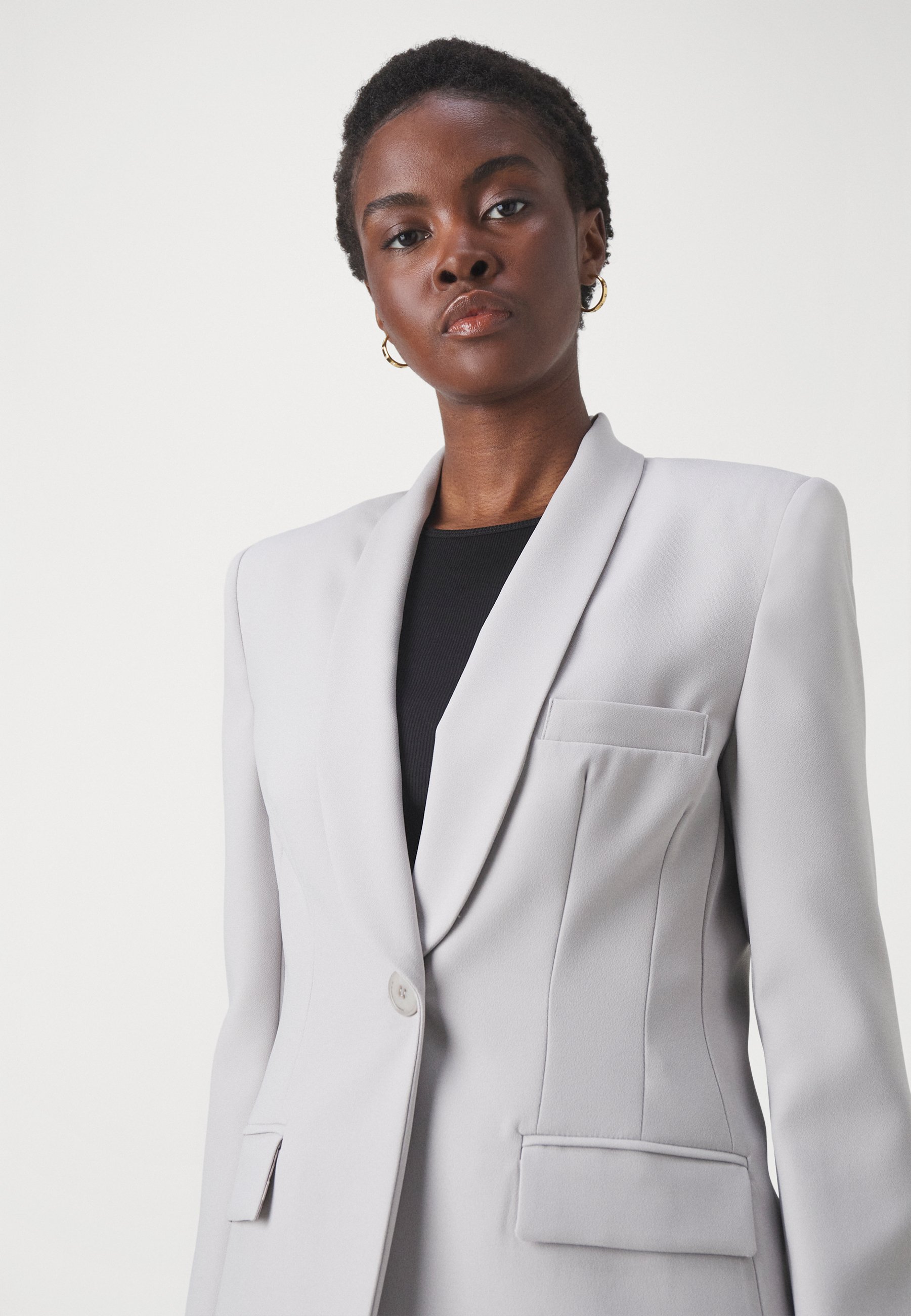 Elisabetta Franchi WOMENS JACKET - Blazer - perla/avorio