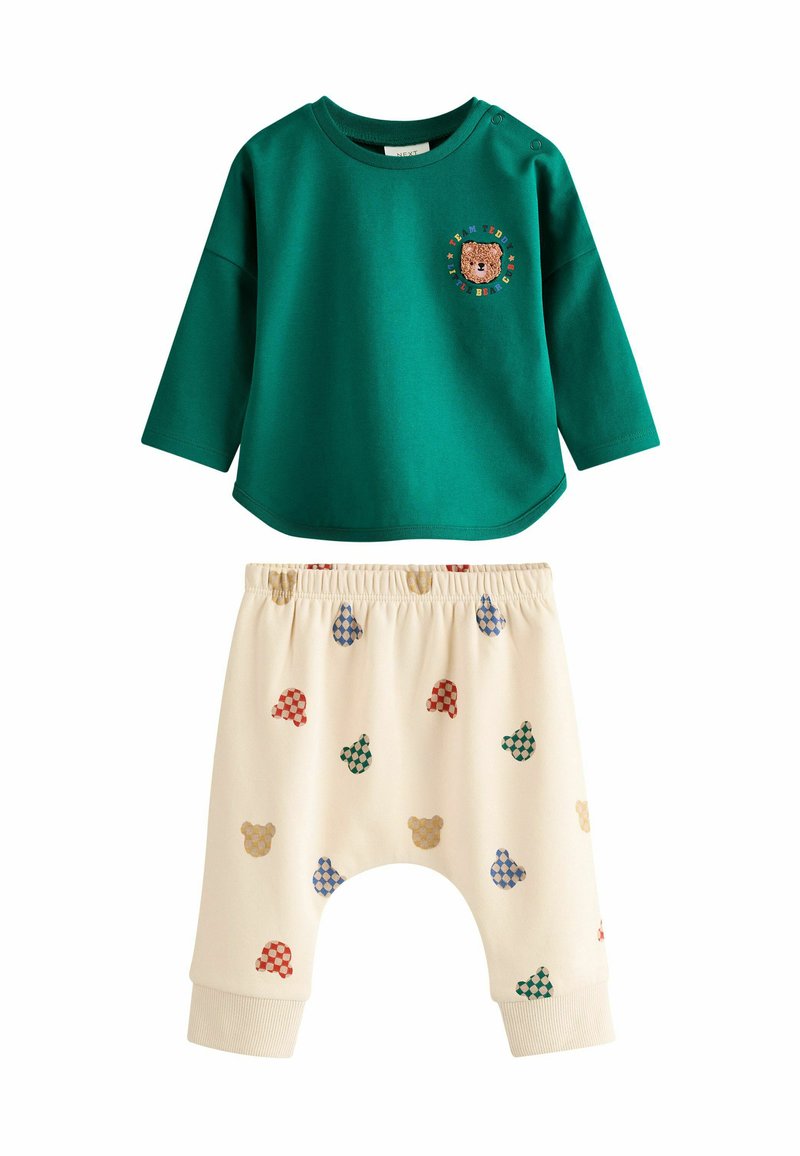Next SET - REGULAR FIT - Broek - green varsity