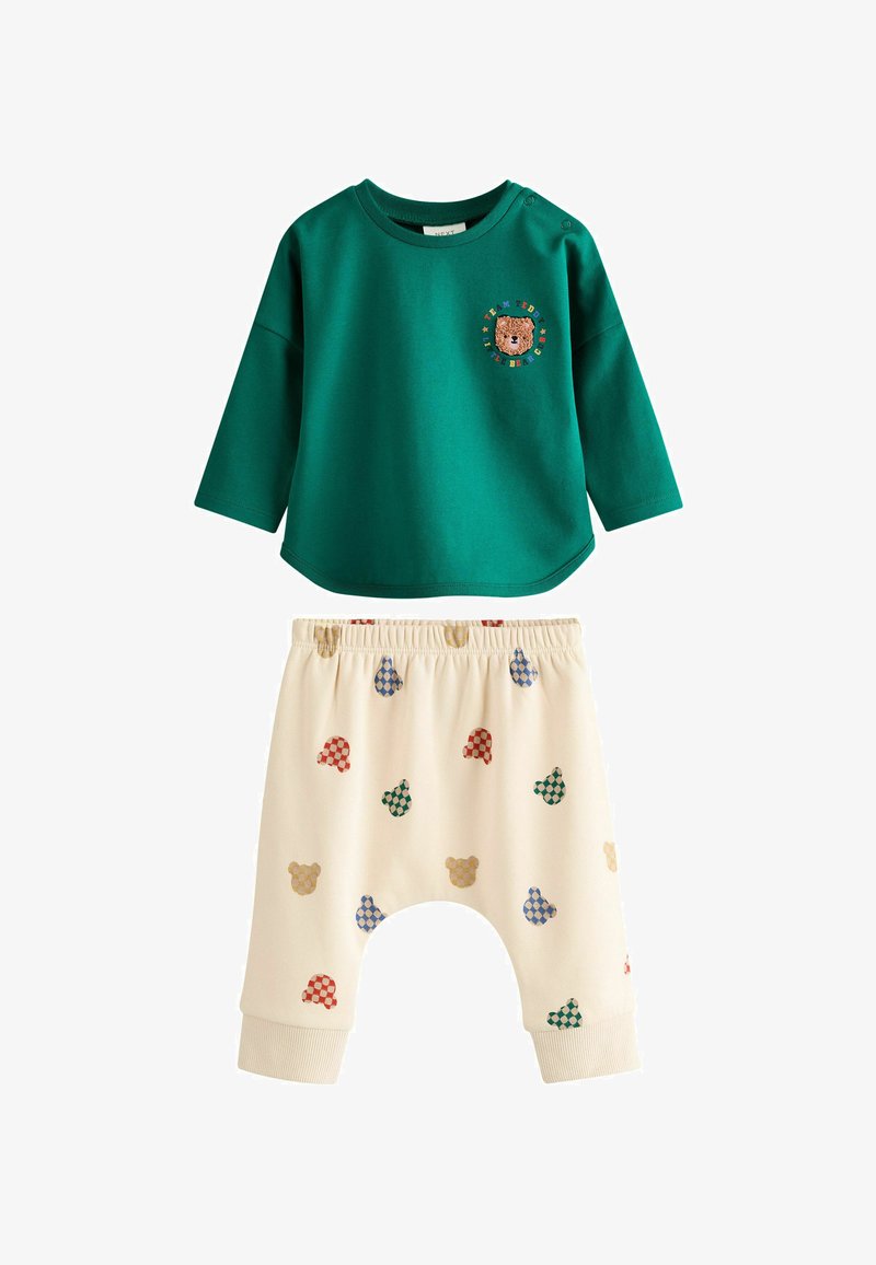 Next SET - REGULAR FIT - Broek - green varsity