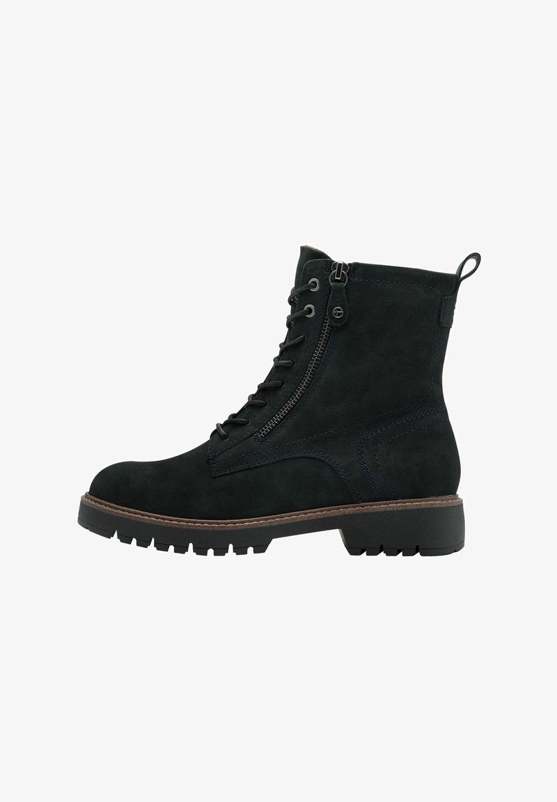 Tamaris Enkellaarsjes met plateauzool - navy
