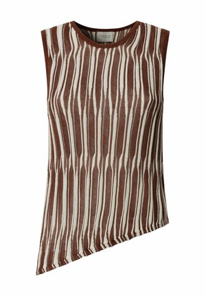 Pepe Jeans, PEPE JEANS CARDIGAN W11 AVA TOP - Top - earth brown