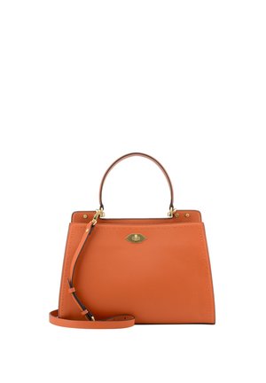 Pourchet, SAC PORTÉ MAIN EN CUIR DE VACHETTE - TRIANON - Sac à main - orange