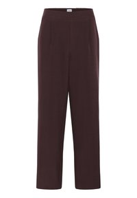 CELEST WIDE LEG - Trousers - decadent chocolate