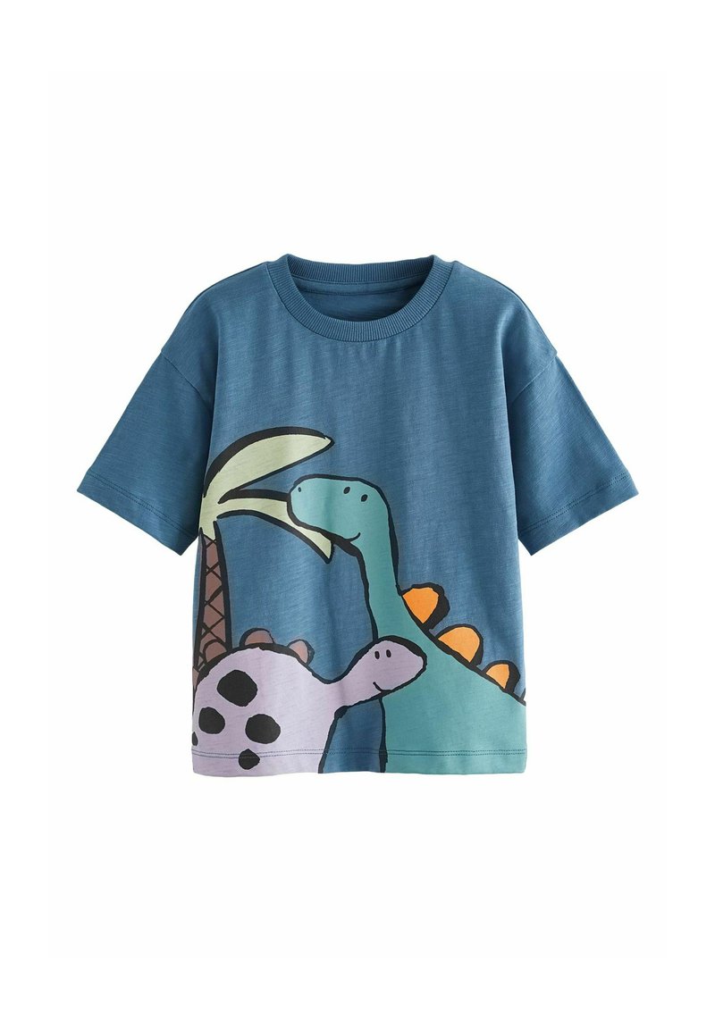 Next SHORT SLEEVE CHARACTER - Triko s potiskem - blue