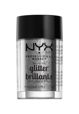 NYX Professional Makeup FACE & BODY GLITTER - Glitzer - 10 silver