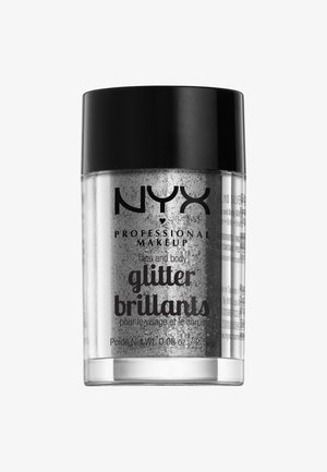 NYX Professional Makeup FACE & BODY GLITTER - Glitter - 10 silver