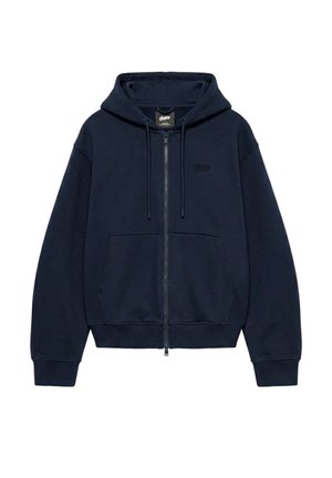 PULL&BEAR, HOODED ZIP-UP - SCUBA JACKET - Zip-up sweatshirt - dark blue
