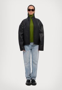 REMAIN BONDED JACKET - Giacca di pelle - black