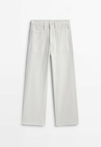 Massimo Dutti Jean flare - white