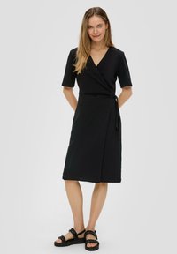 s.Oliver Jerseykleid - schwarz
