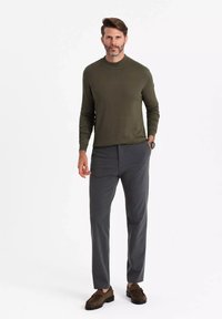 Ombre HALF TURTLENECK - Maglione - dark olive