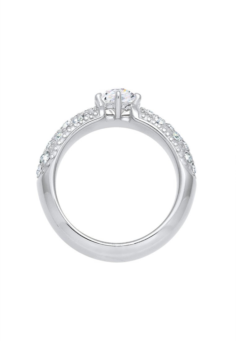 Damen Halsketten | Elli CLASSIC CHIC Ring silver-coloured/silberfarben - OL82281 Damen Halsketten | Elli CLASSIC CHIC Ring silver-coloured/silberfarben - OL82281