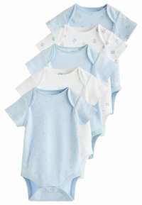 Next - BEAR SHORT SLEEVE BODYSUITS 5 PACK REGULAR FIT - Body - blue Miniatúrny obrázok 1