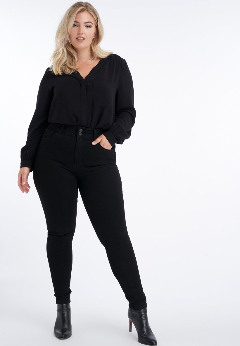 MS Mode MAGIC SIMPLICITY SCULPTS - Jeans Skinny Fit - black/zwart - Zalando .nl